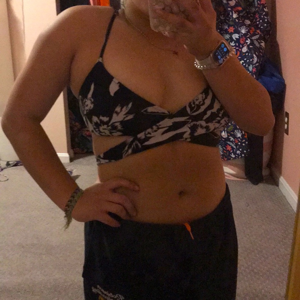 athleta reversible bikini top